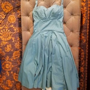 Blue(turquoise) pinup dress